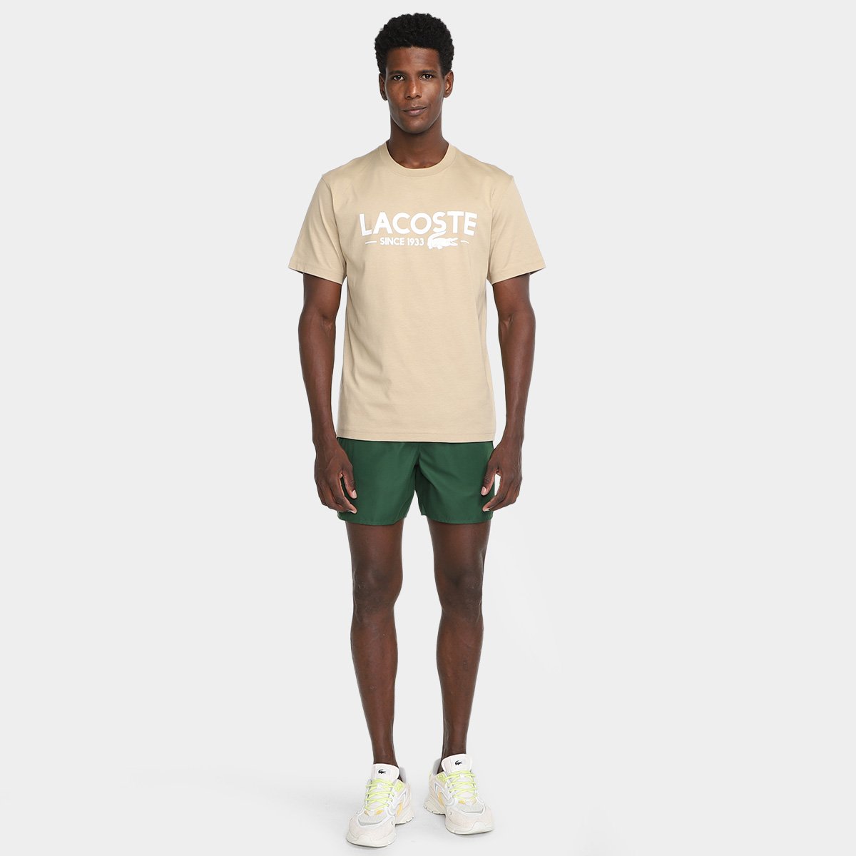 Camiseta Lacoste  Masculina - Tam: G - 4