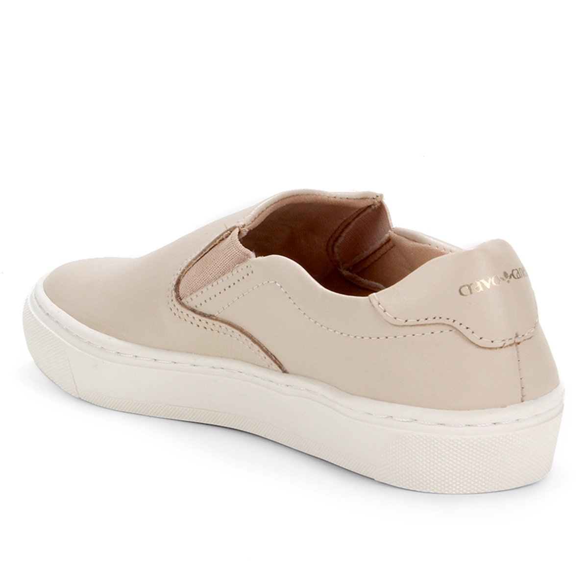 Slip On Couro Cravo & Canela Básico Feminino - Tam: 36 - 3