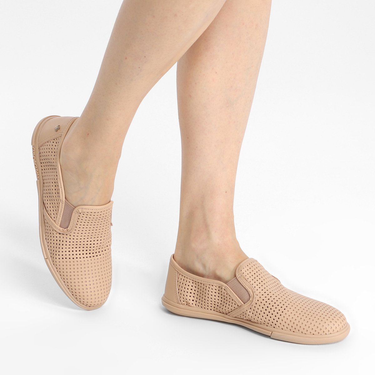 Tênis Couro Cravo & Canela Slip On Perfuros Feminino - Tam: 34 - 1