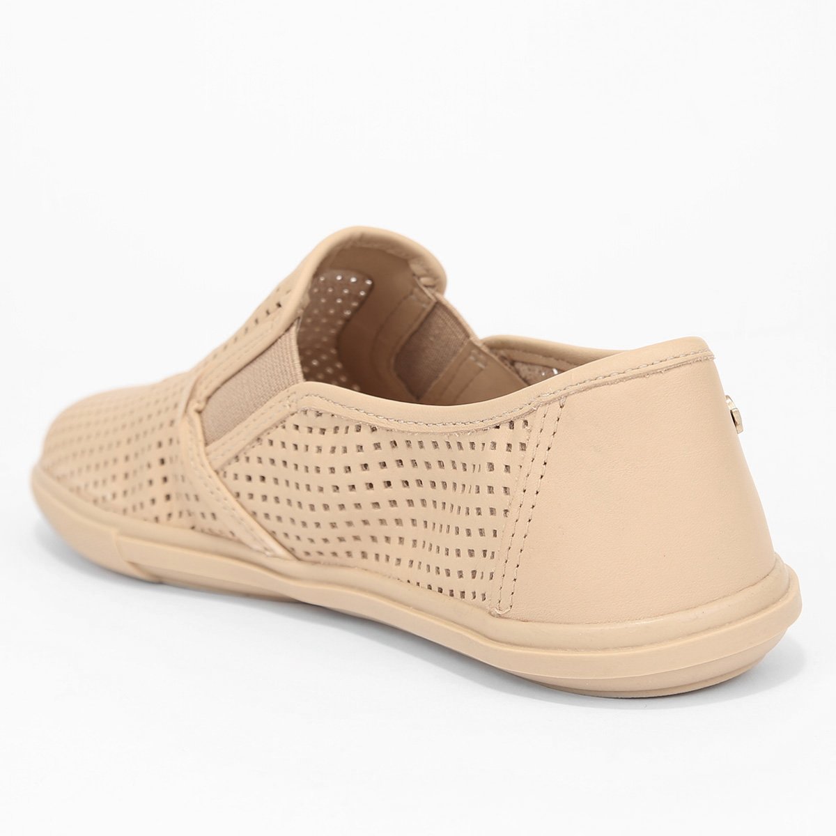 Tênis Couro Cravo & Canela Slip On Perfuros Feminino - Tam: 34 - 2