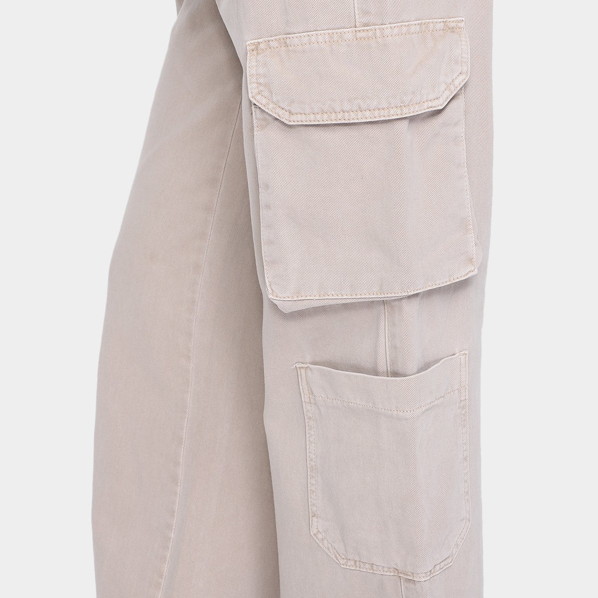 Calça Wide Leg Sawary Casual Feminina - Tam: 44 - 2