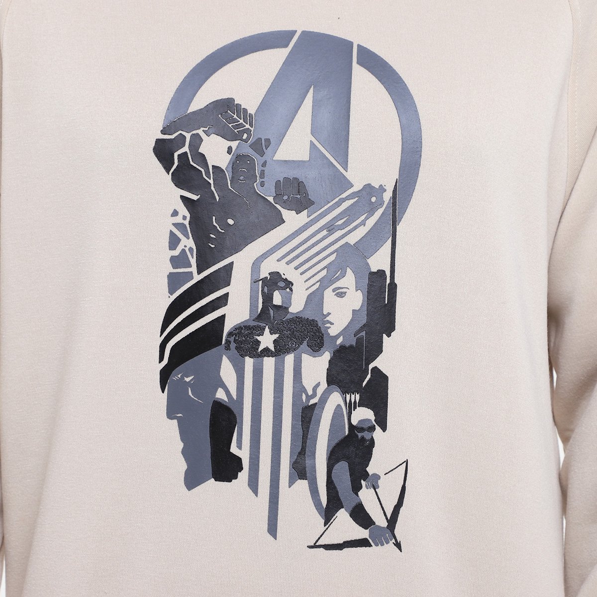 Moletom Mooncity Raglam Avengers Masculino - Tam: P - 2