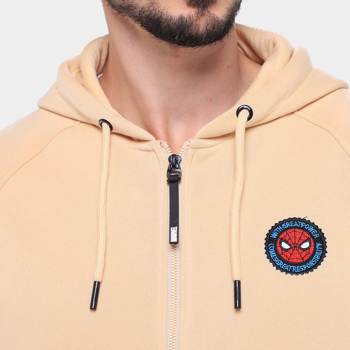 Moletom Mooncity Bordado Homem Aranha Masculino - Tam: P - 2