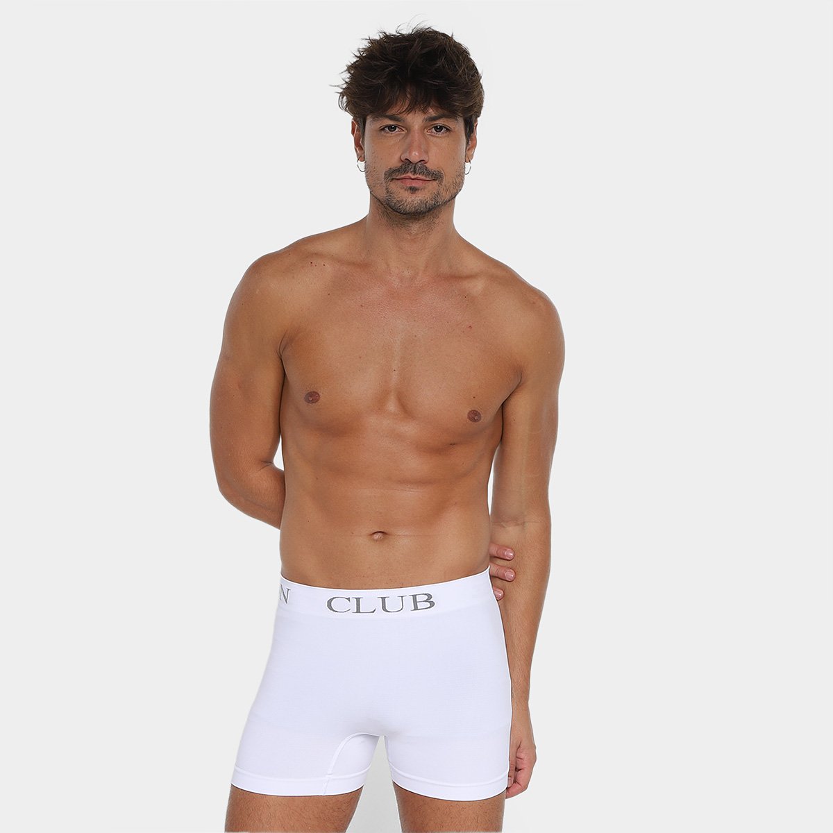Kit Cueca Boxer Polo London Club Microfibra 10 Peças - Tam: P - 5