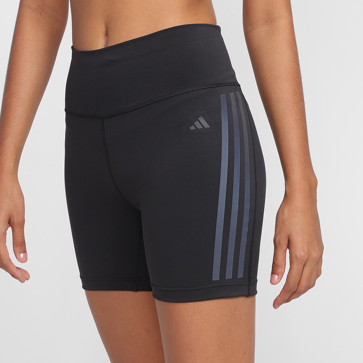 Short Adidas Daily Run 3 Stripes Feminino
