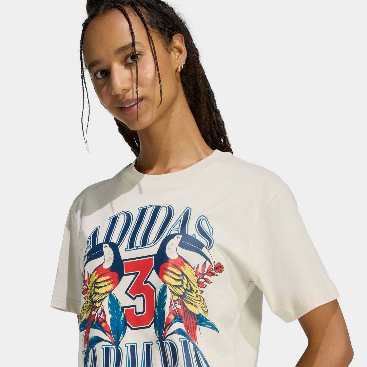 Camiseta Adidas Farm Casual Feminina - Tam: P - 2
