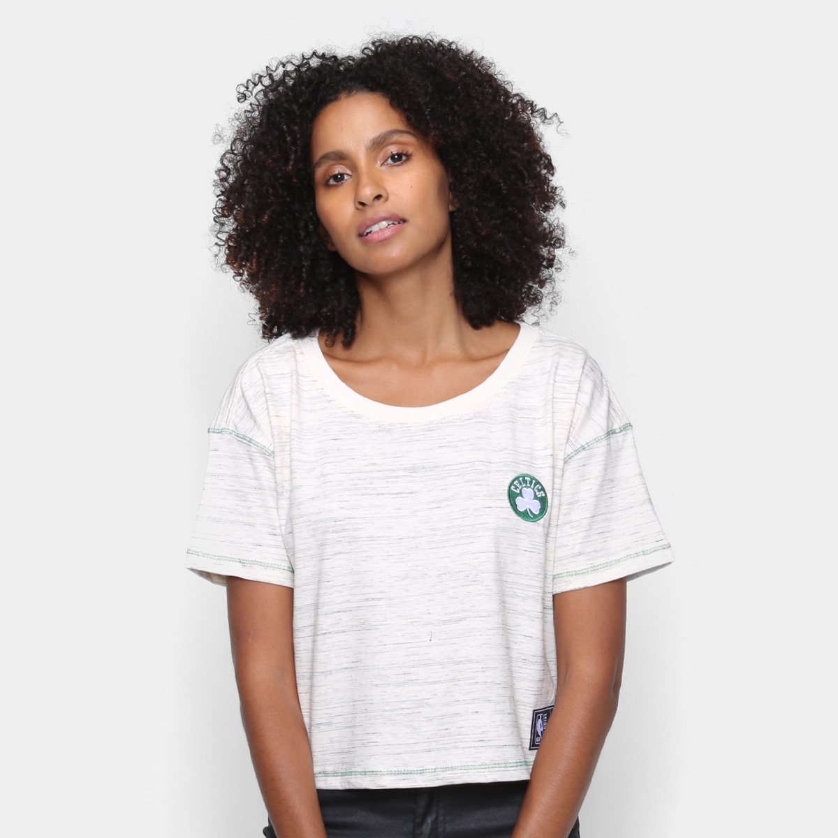 Camiseta NBA Boston Celtics Cropped Feminina