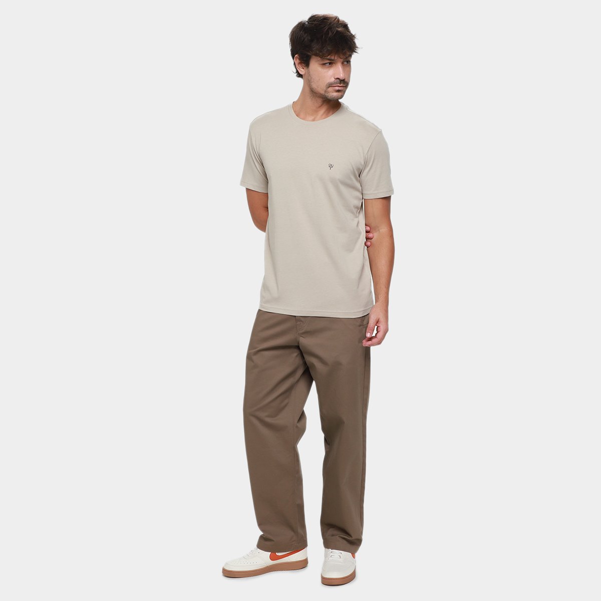 Camiseta Calvin Klein Casual Masculina - Tam: P - 3