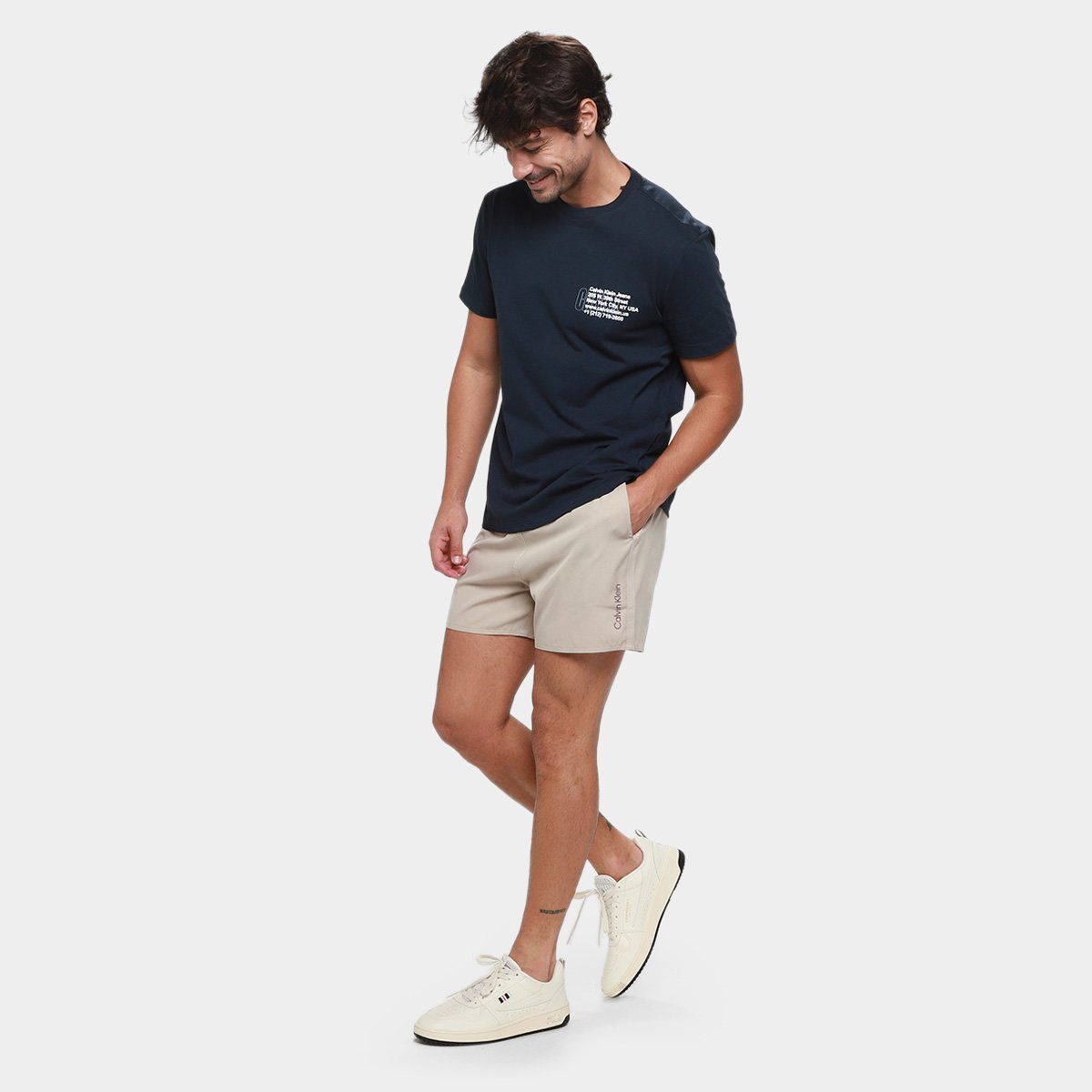 Short Calvin Klein Casual Masculino - Tam: P - 5