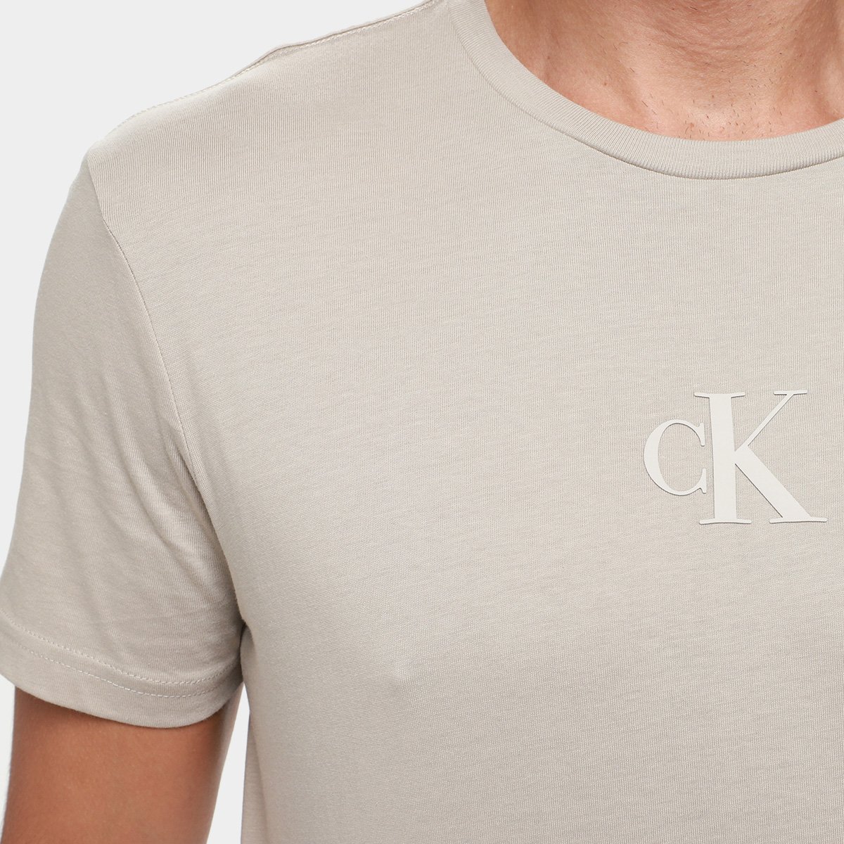Camiseta Calvin Klein Rubber Patch I Masculina - Tam: P - 2