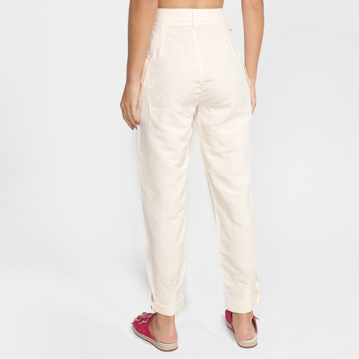 Calça Alfaiataria Joana Colcci Cintura Alta Feminina - Tam: 36 - 1