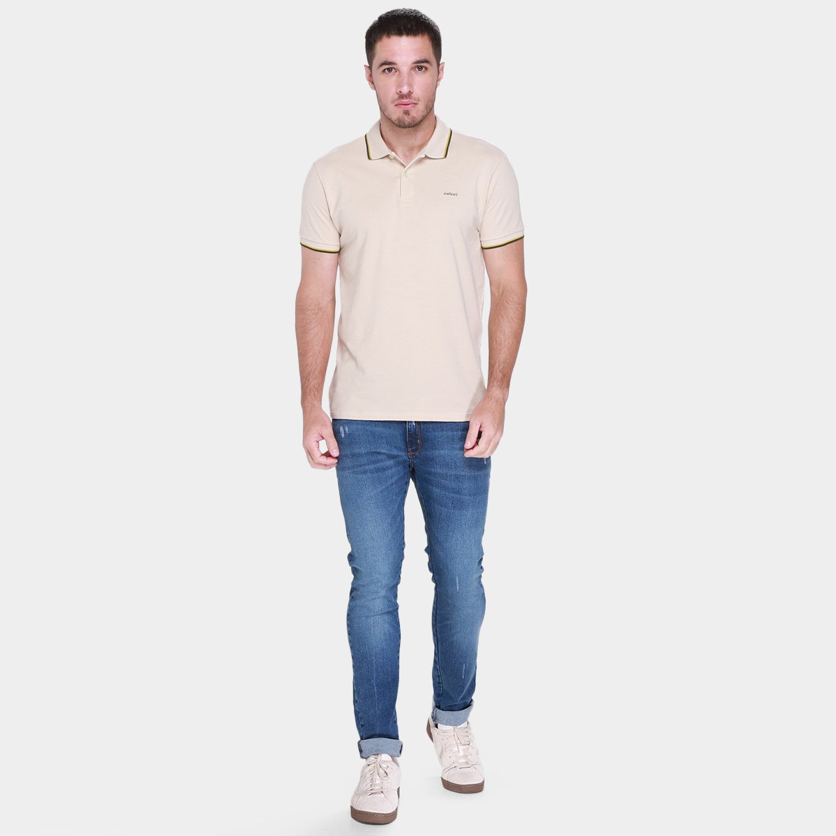 Camisa Polo Colcci Casual Masculina - Tam: P - 3