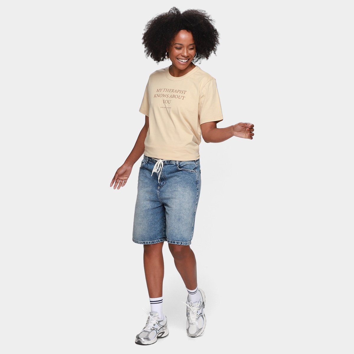Camiseta Colcci Jeans Casual Feminina - Tam: M - 4