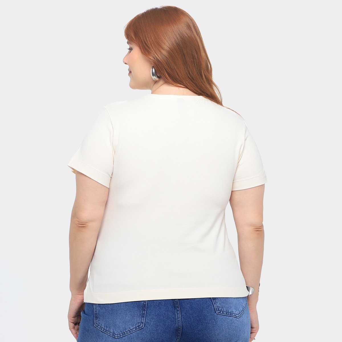 Camiseta Maelle Plus Size feminino 15398 - Tam: P - 1