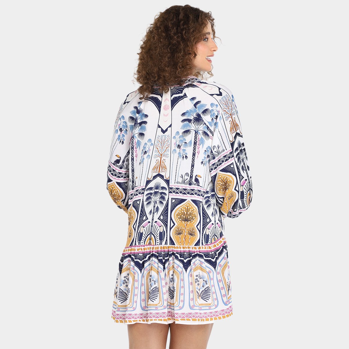 Vestido Curto Farm Chapada Dos Veadeiros Feminino - Tam: M - 1