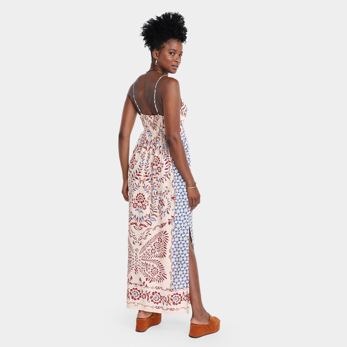 Vestido Farm Cropped Borbolina Feminino - Tam: M - 1