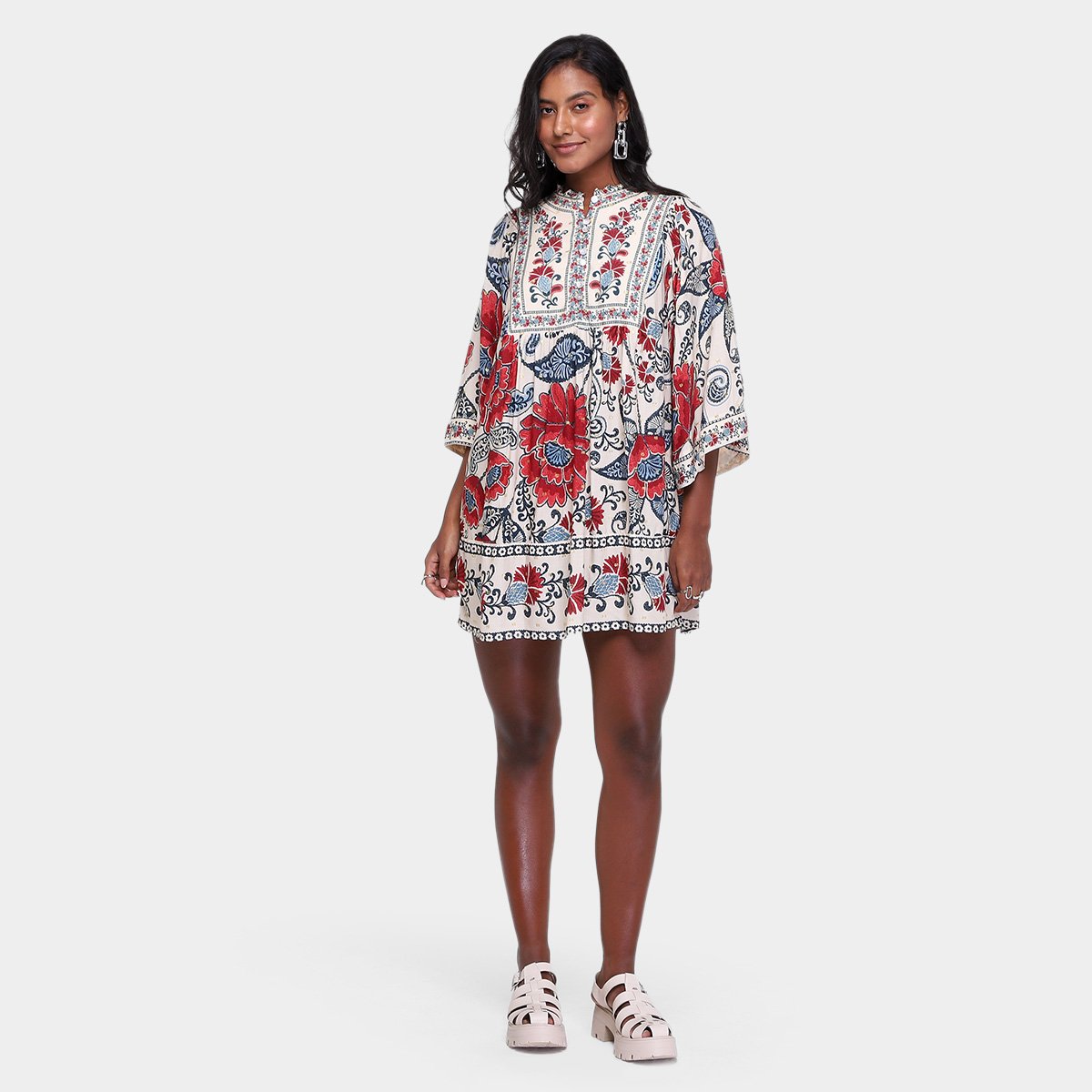 Vestido Farm Curto Francisca Feminino - Tam: M - 3