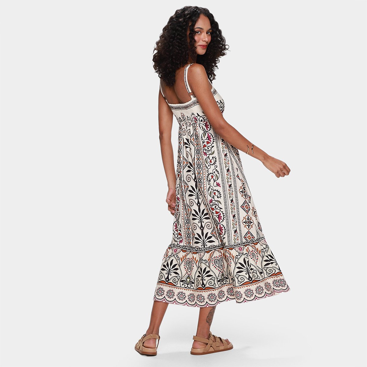 Vestido Midi Farm Adriele - Tam: P - 1