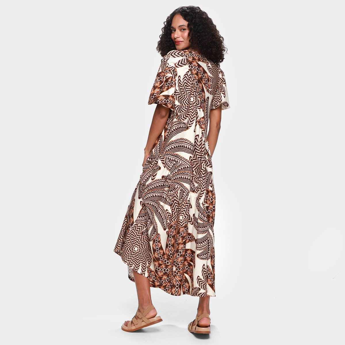 Vestido Midi Farm Vanahu - Tam: M - 1