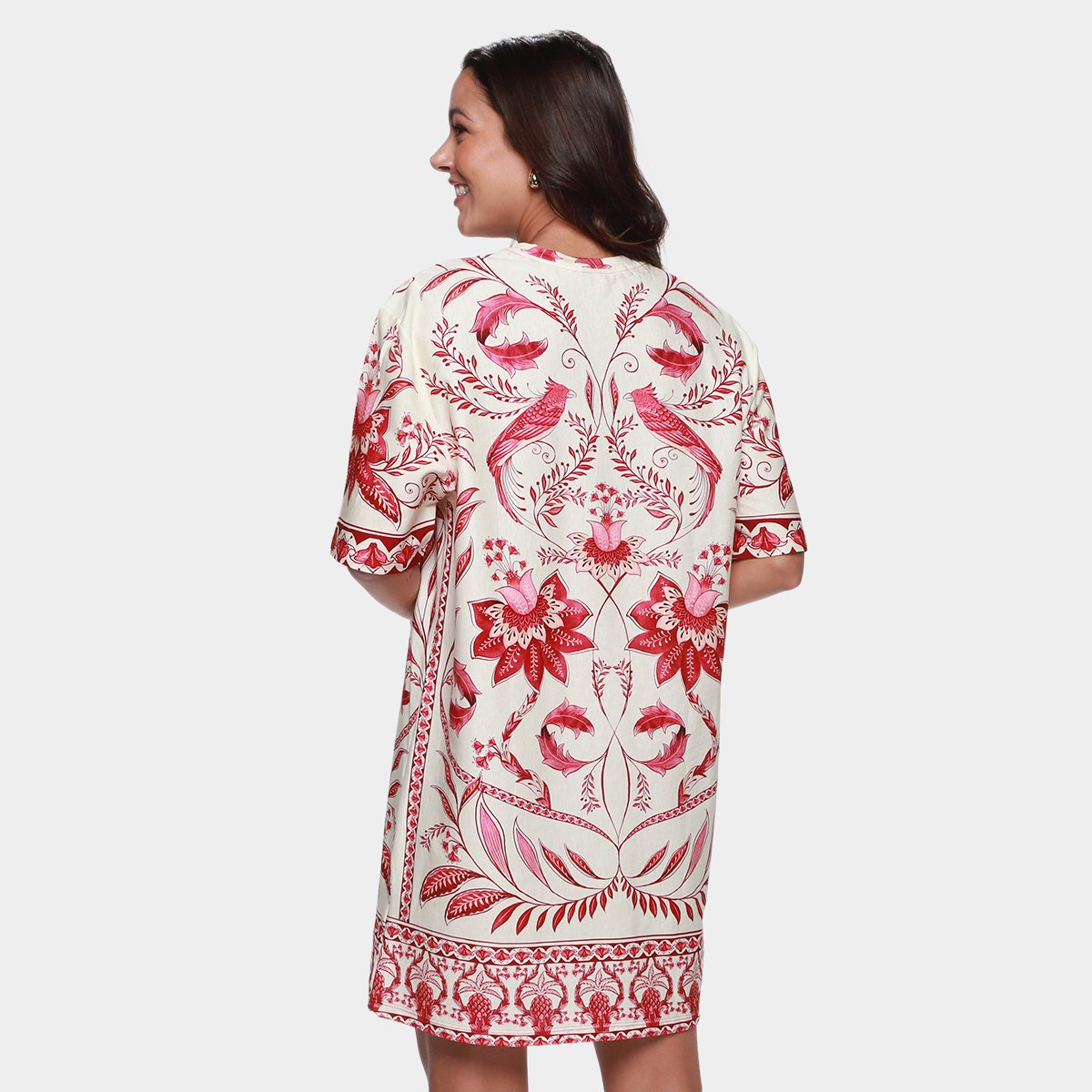 Vestido Tshirt Farm Casual Feminino - Tam: G - 1