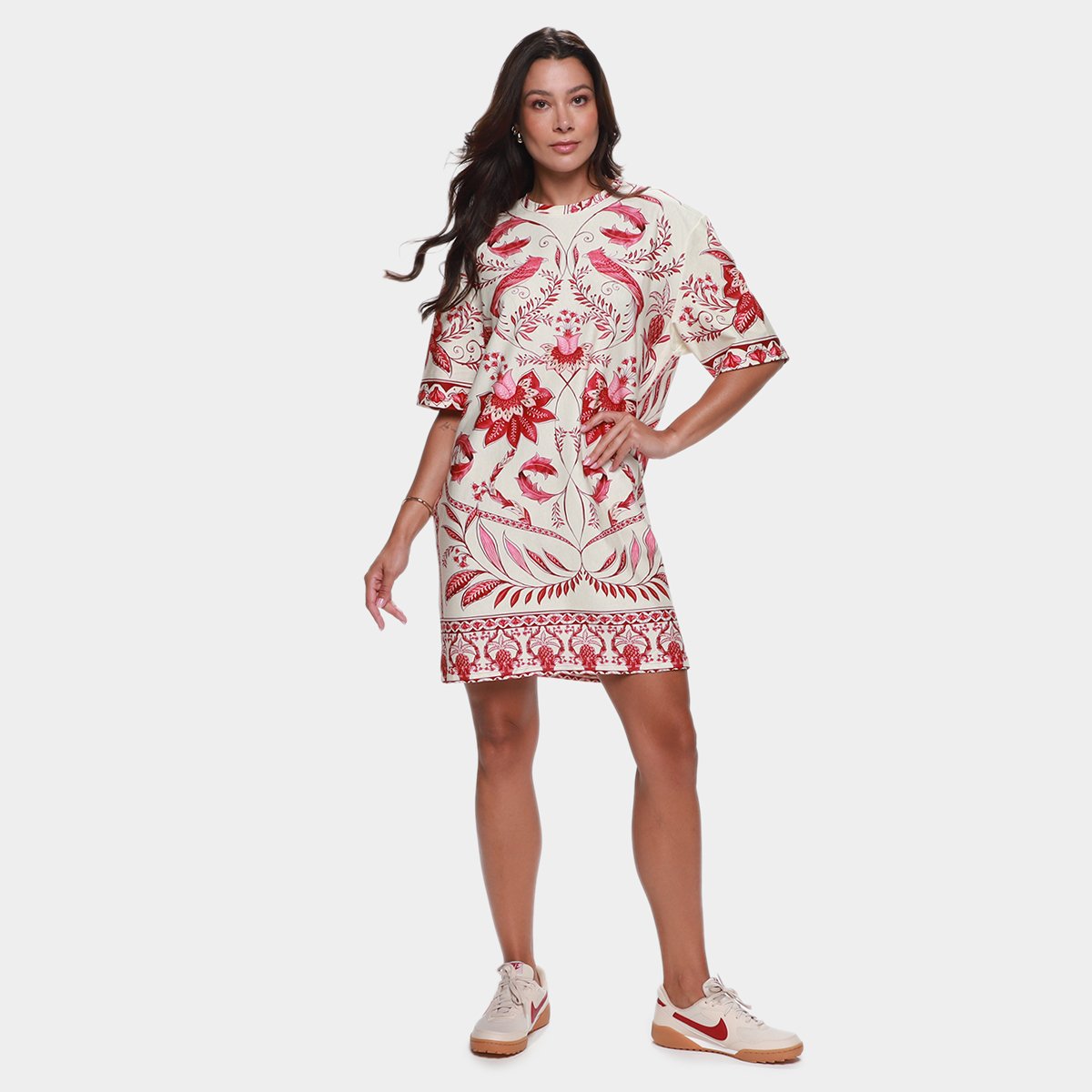 Vestido Tshirt Farm Casual Feminino - Tam: G - 3