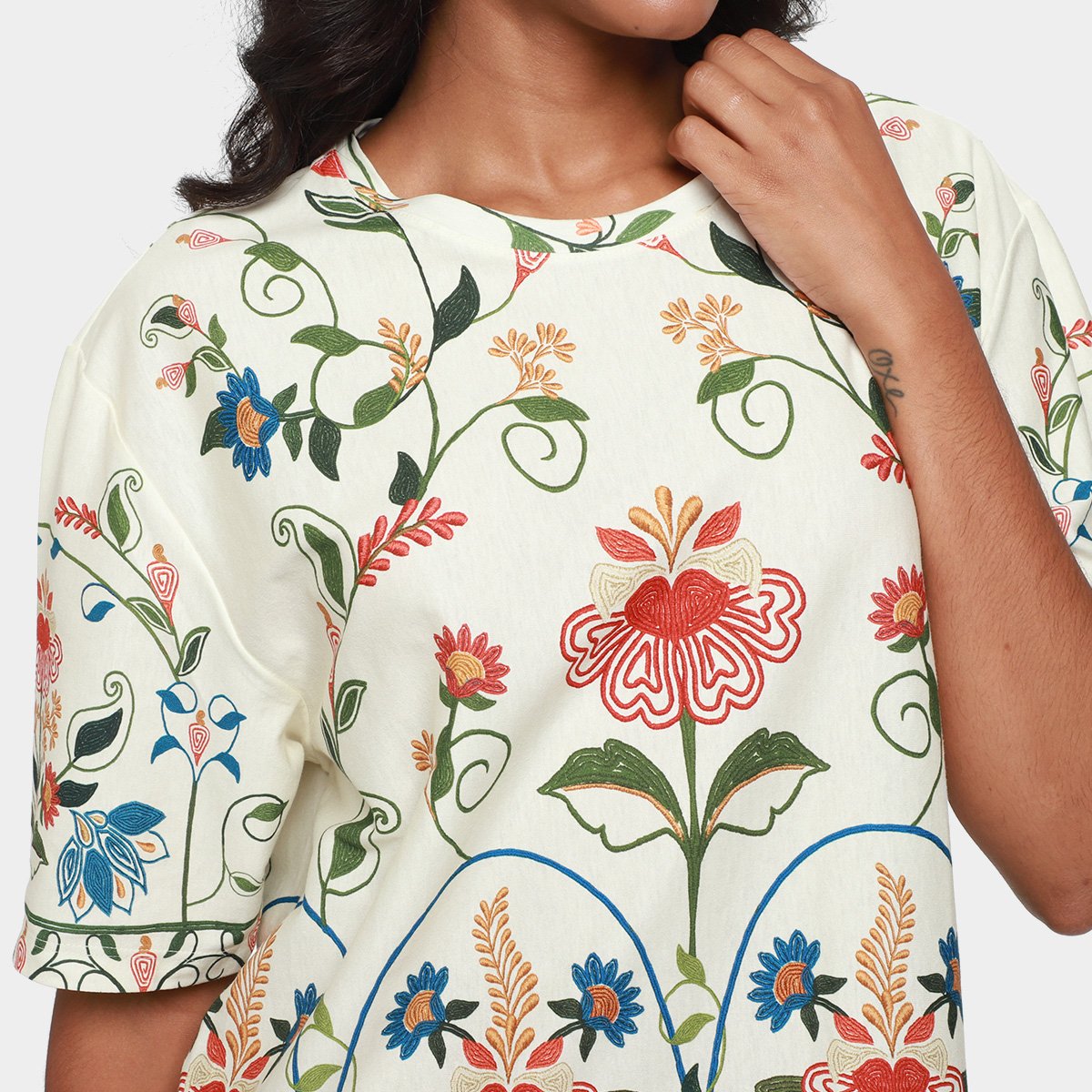 Vestido Tshirt Farm Jardim Beleza - Tam: M - 2