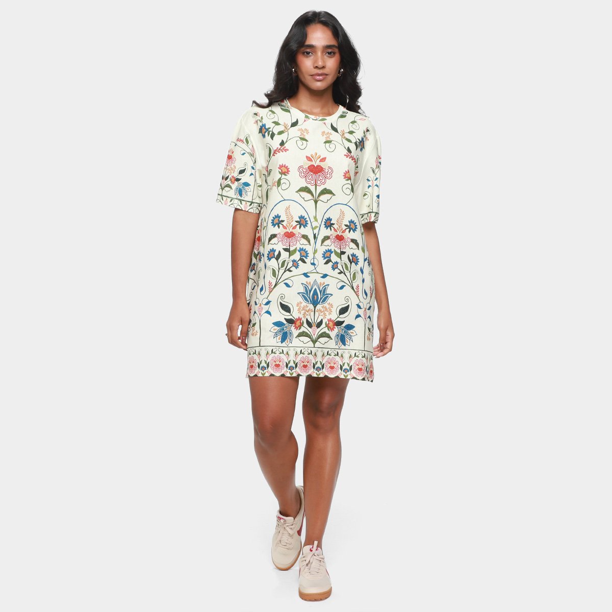 Vestido Tshirt Farm Jardim Beleza - Tam: M - 3