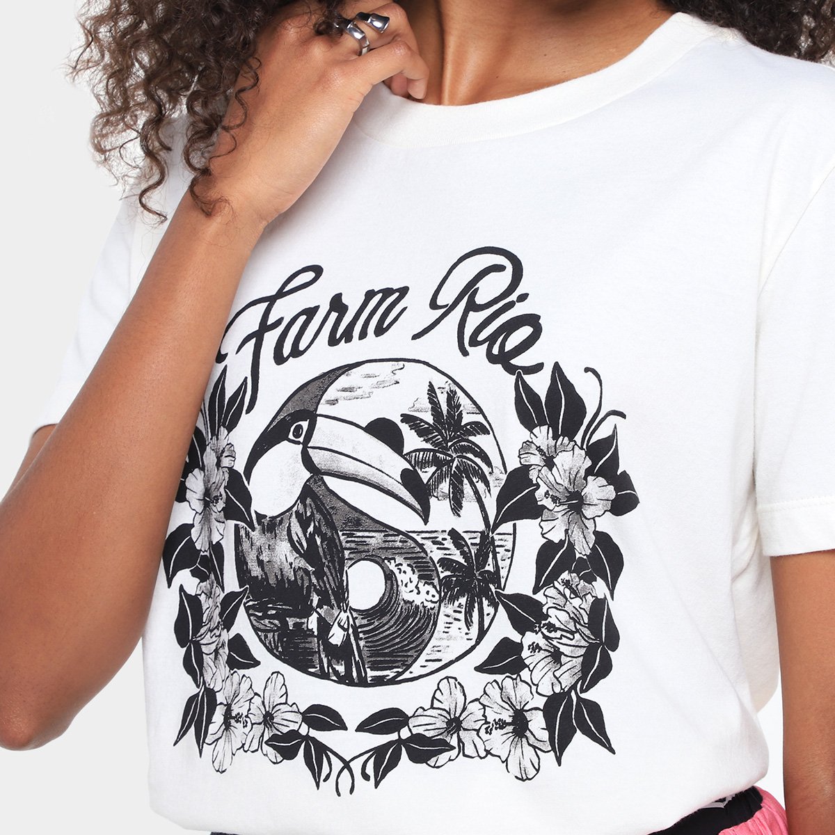Camiseta Farm Fit Yin Yang Pb Feminina - Tam: G - 2