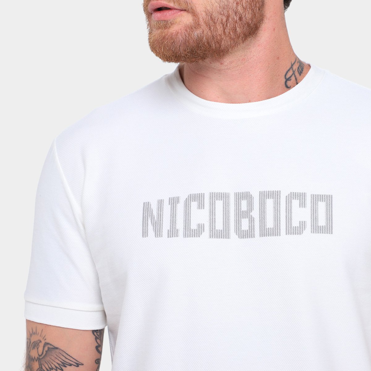Camiseta Nicoboco Slim Fit Uganda  Masculina - Tam: M - 2