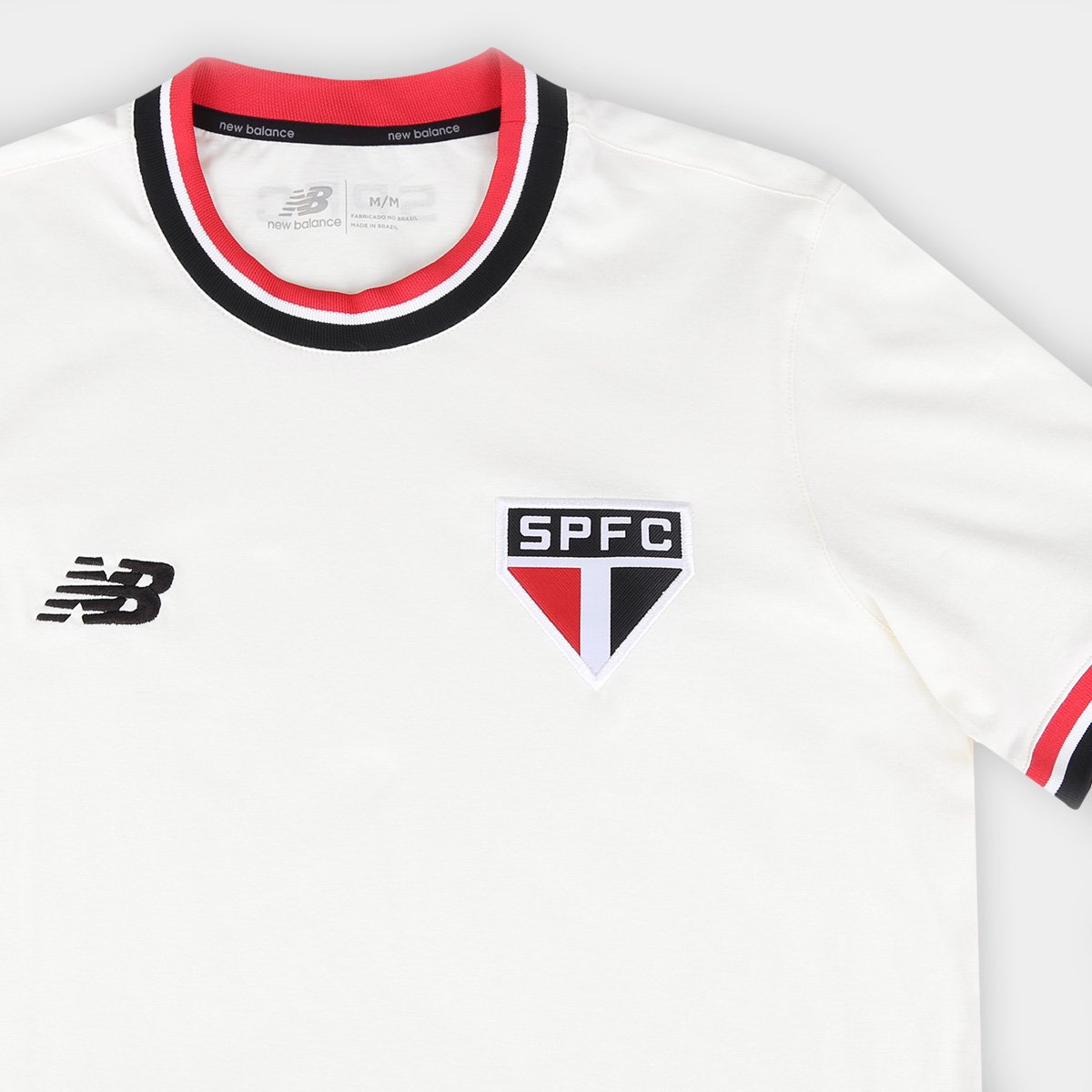 Camisa São Paulo New Balance Retrô Masculina - Tam: M - 5