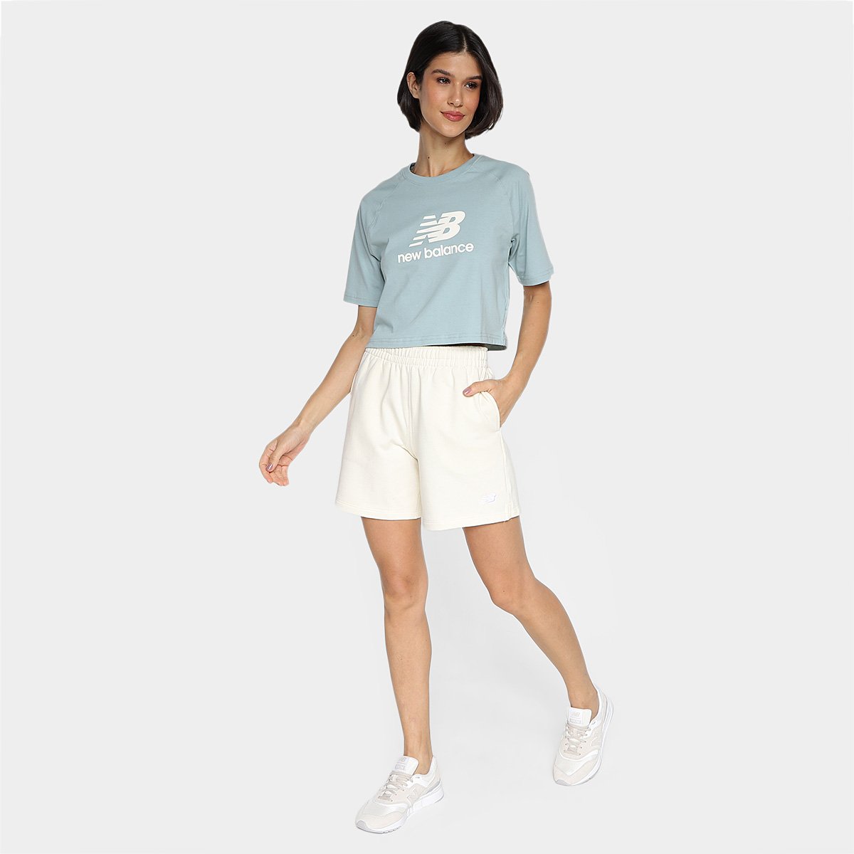 Short New Balance Small Logo Feminino - Tam: P - 3