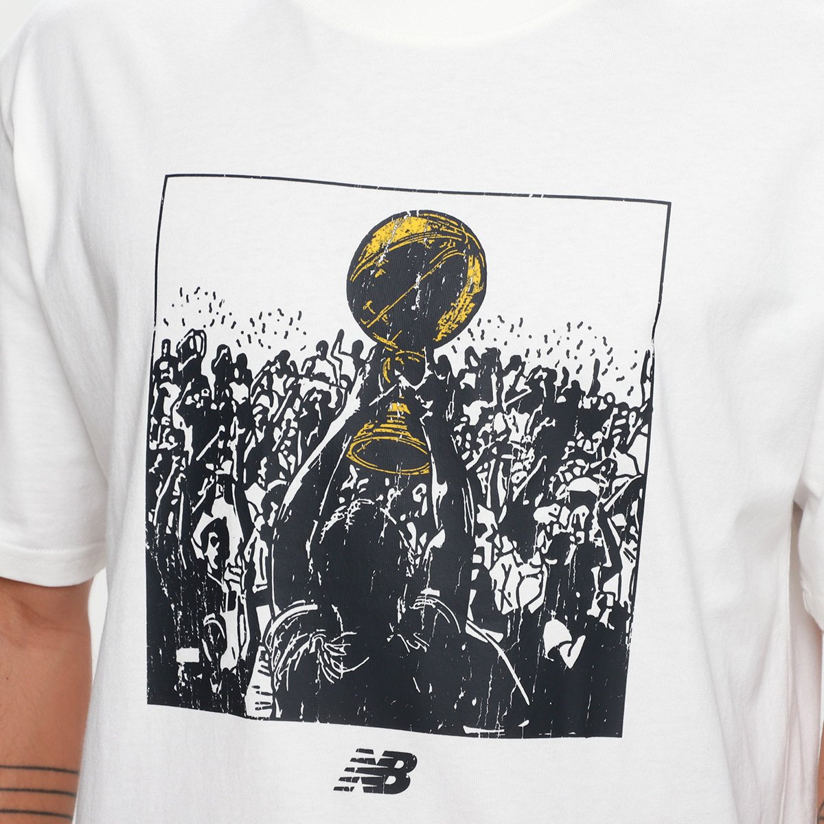 Camiseta New Balance Hoops Championship Masculina - Tam: P - 2