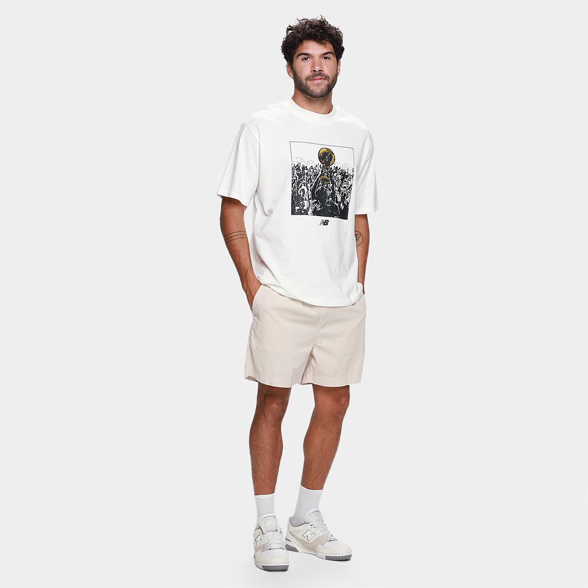Camiseta New Balance Hoops Championship Masculina - Tam: P - 3