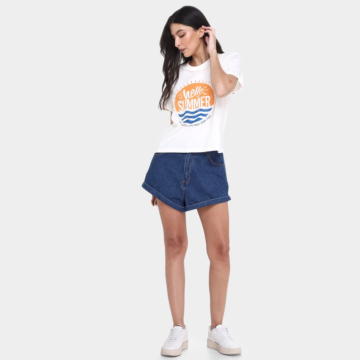 T-Shirt Al Is Love Silk Hello To Summer Feminina - Tam: M - 3