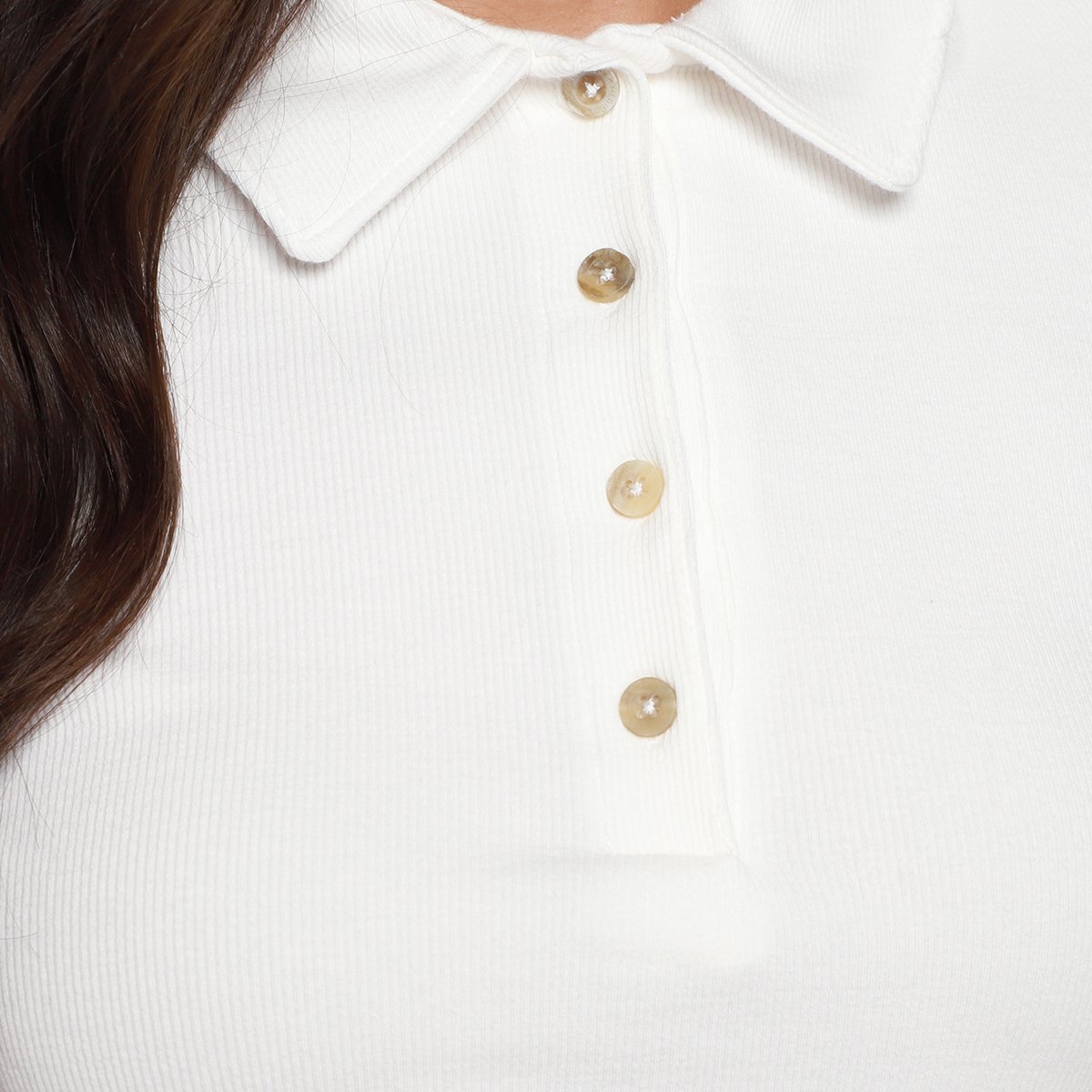 Camisa Polo Hering Casual Feminina - Tam: P - 2