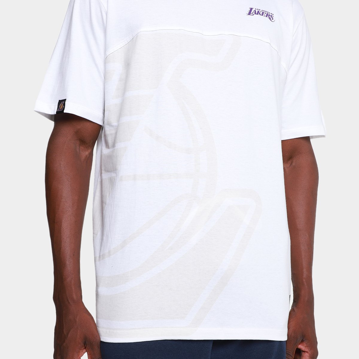 Camiseta NBA Los Angeles Lakers Mitchell & Ness Masculina - Tam: P - 3