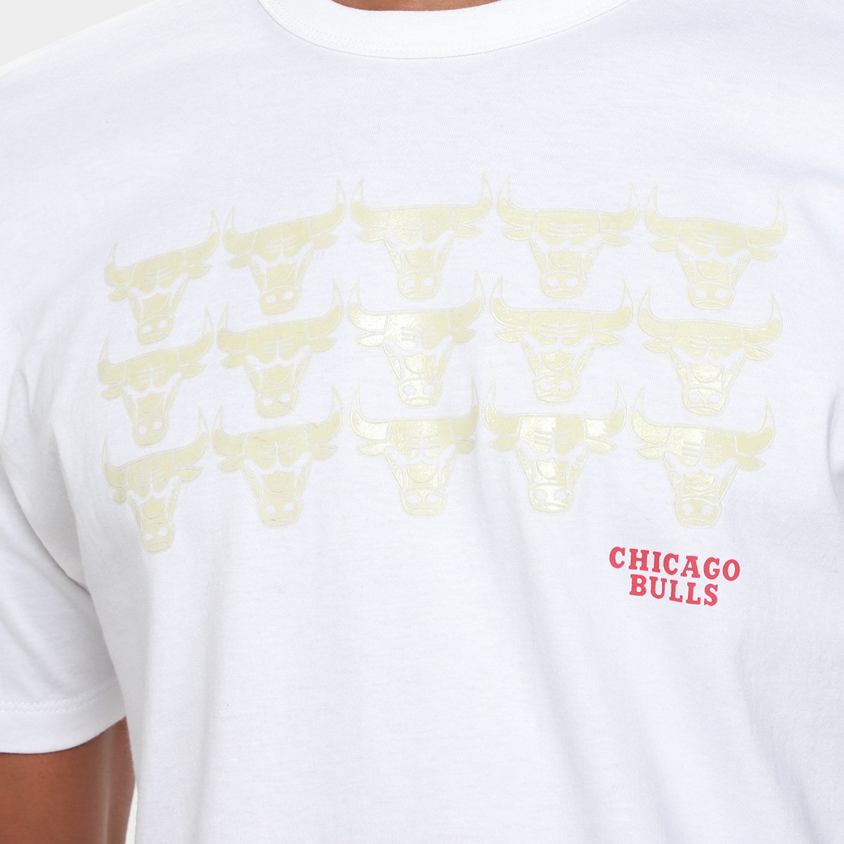 Camiseta NBA Chicago Bulls Mitchell & Ness Masculina - Tam: P - 2