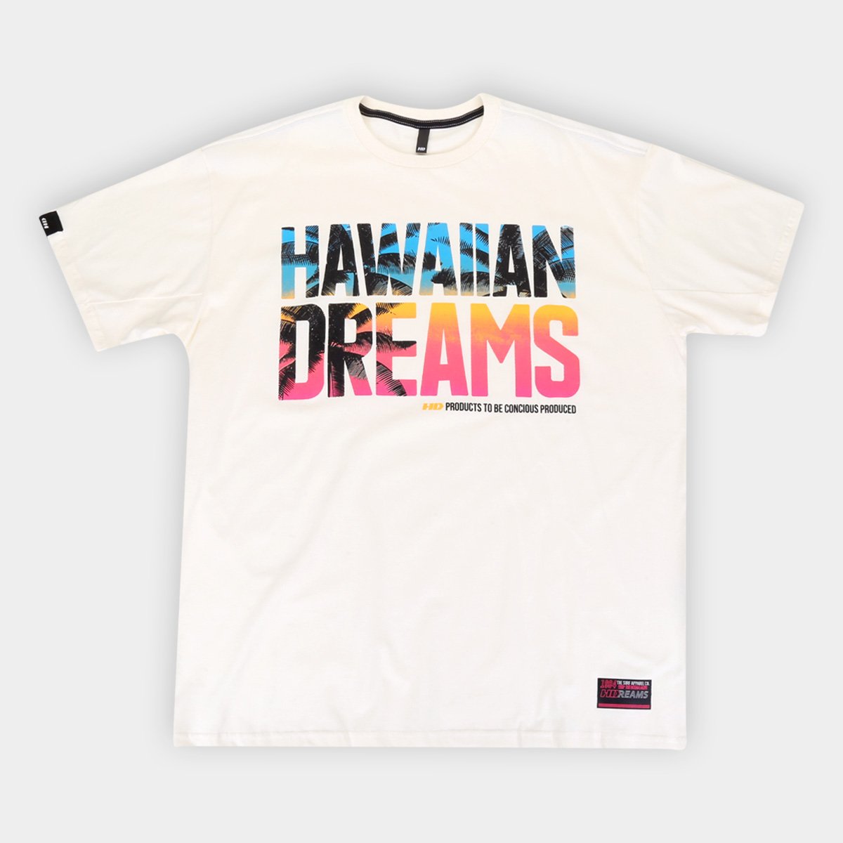 Camiseta Plus Size HD Hawaiian Dreams Masculina