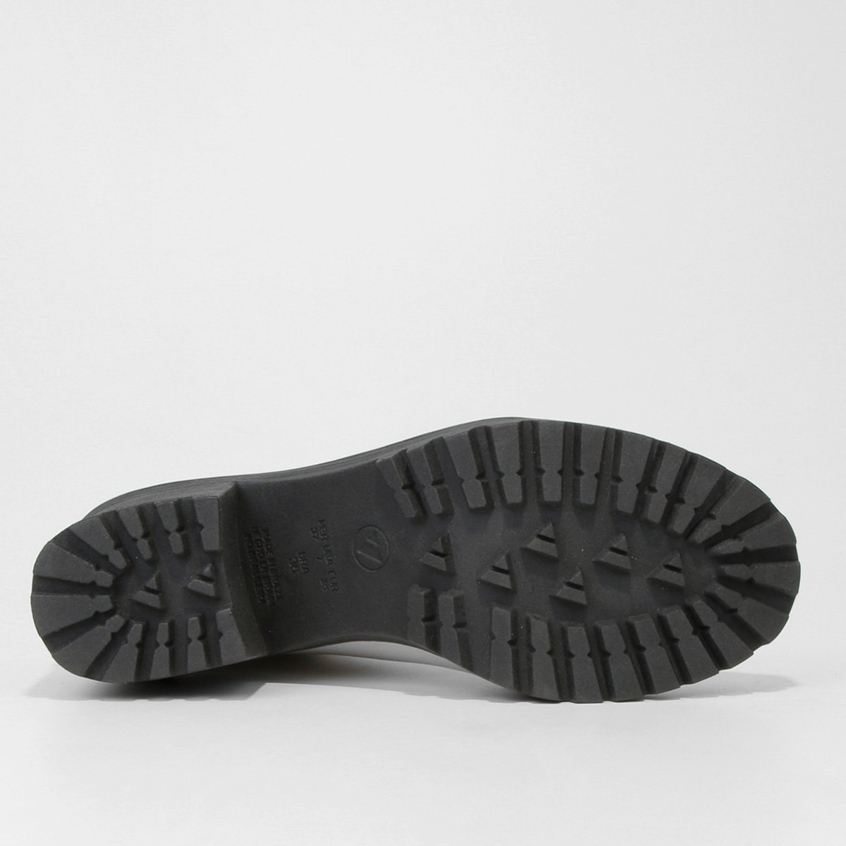 Bota Coturno Cano Curto Via Uno Verniz Feminina - Tam: 38 - 5
