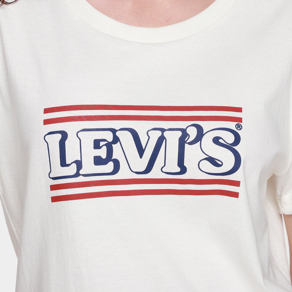 Camiseta Levis Perfect Tee Feminina - Tam: P - 2