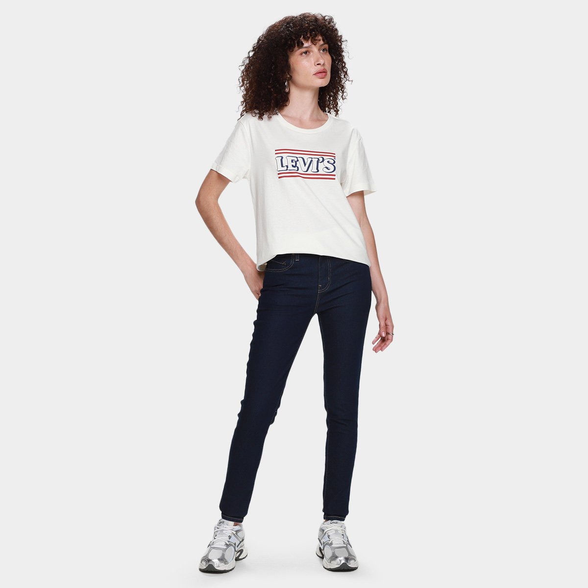 Camiseta Levis Perfect Tee Feminina - Tam: P - 3