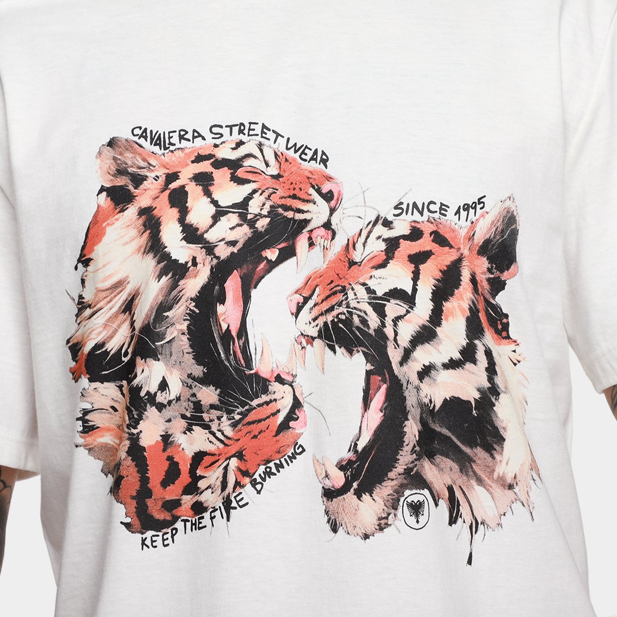 Camiseta Cavalera Comfort Tiger Masculina - Tam: P - 2