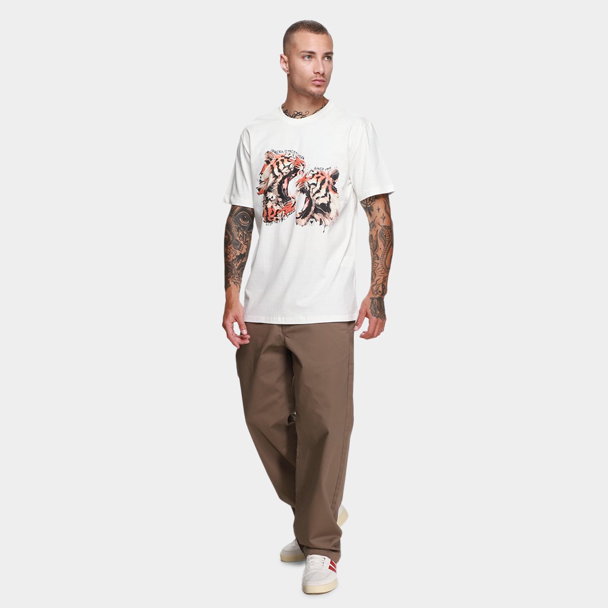 Camiseta Cavalera Comfort Tiger Masculina - Tam: P - 3