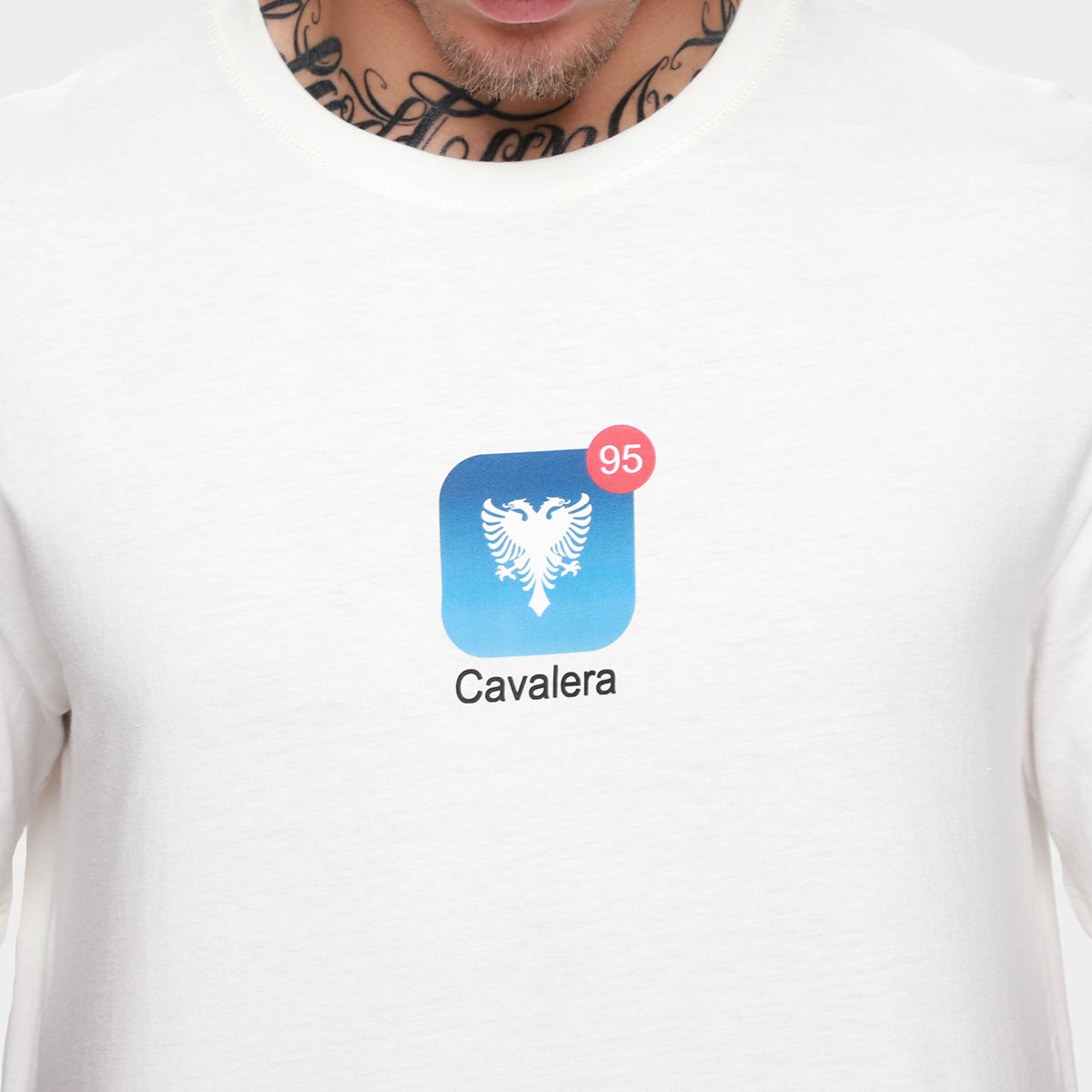 Camiseta Cavalera Indie App Notification Masculina - Tam: P - 2