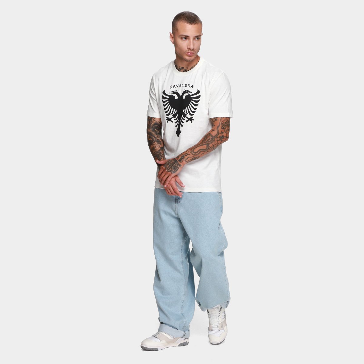 Camiseta Cavalera Indie Águia Classic Masculina - Tam: P - 3