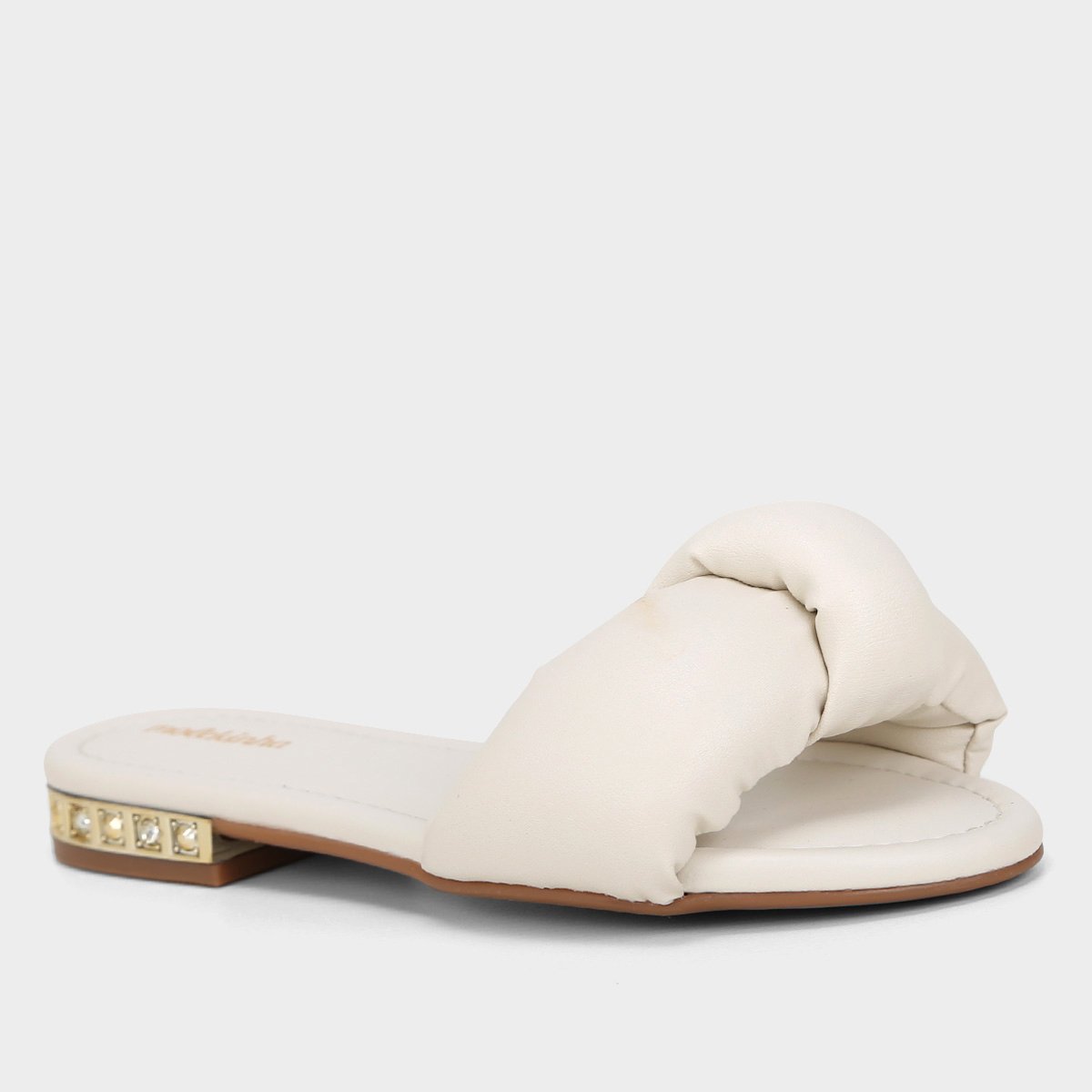 Sandália Infantil Molekinha Nó Strass - Tam: 32 - 1