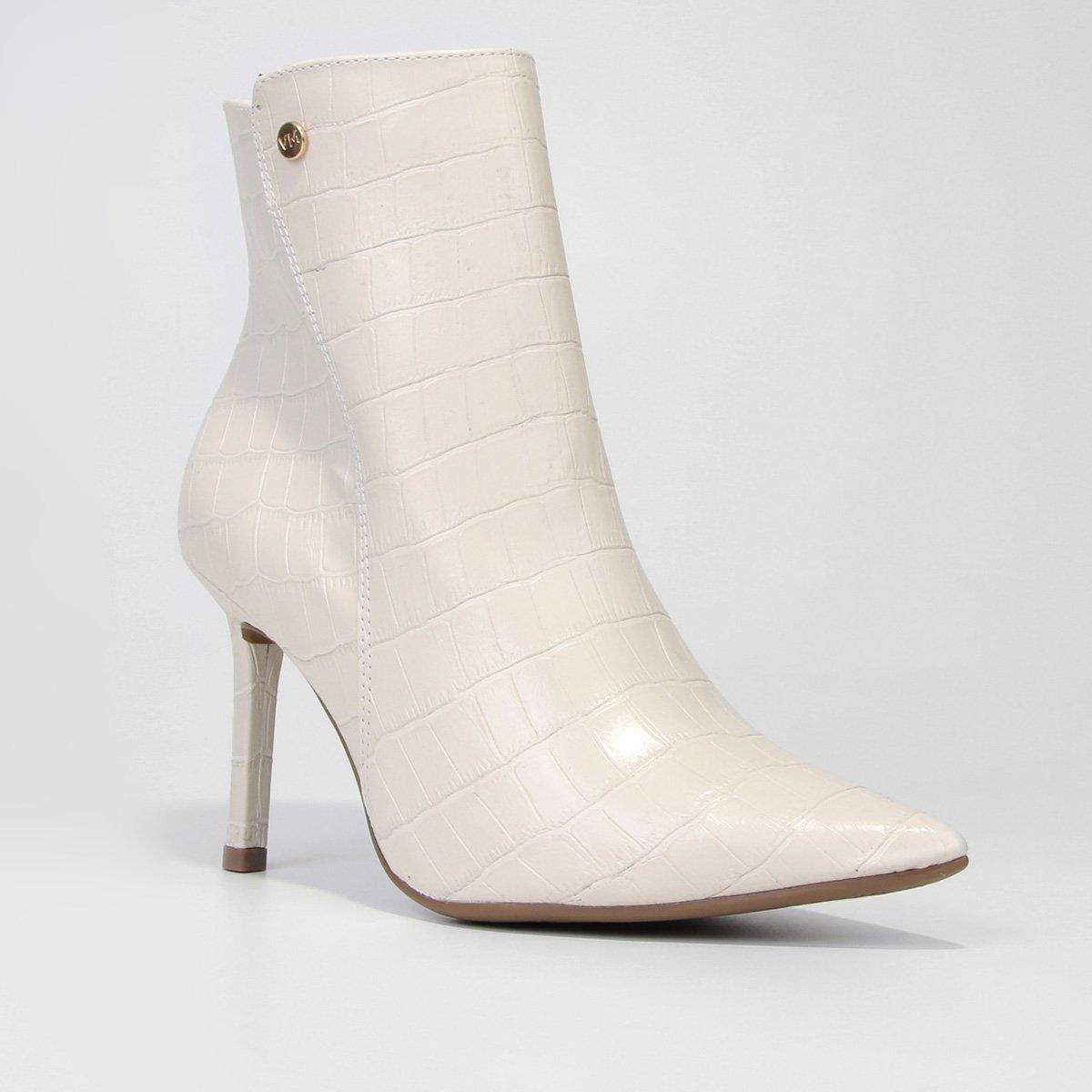 Bota Slouch Via Marte Croco Salto Alto Feminina - Tam: 35 - 2