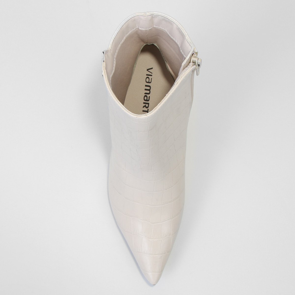 Bota Slouch Via Marte Croco Salto Alto Feminina - Tam: 35 - 3