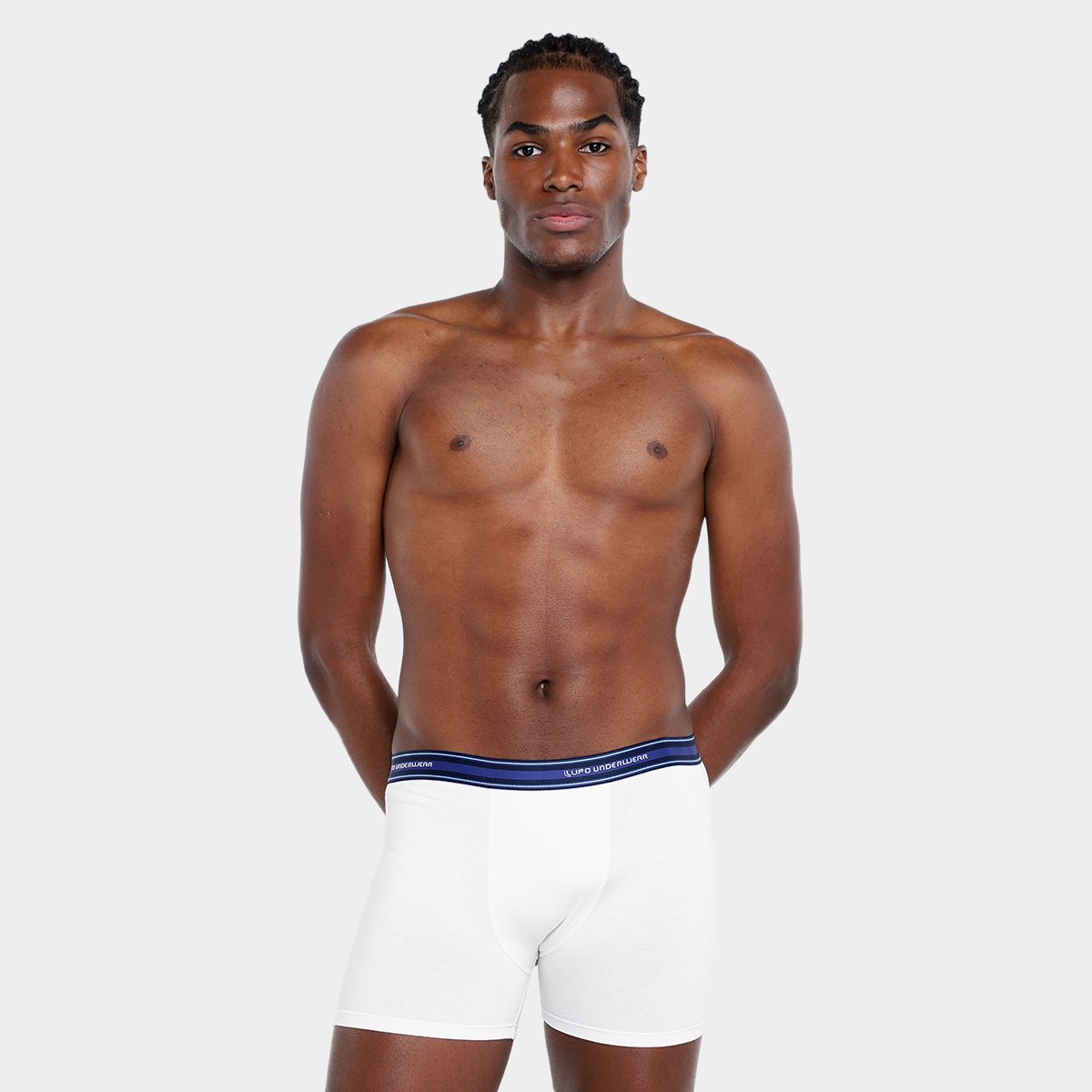 Kit Cueca Boxer Lupo Algodão Masculina - 10 Peças - Tam: P - 5