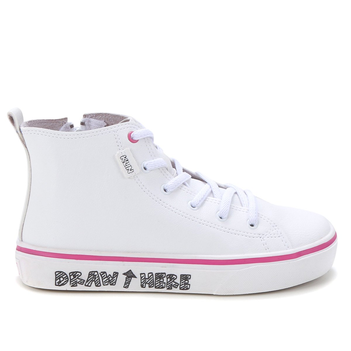 Tênis Infantil Klin Style Cano Médio Feminino